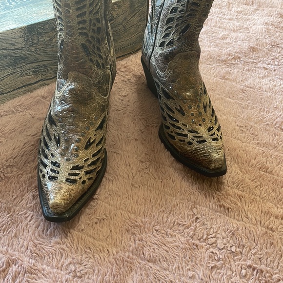 Corral vintage boots- brown - Picture 3 of 9